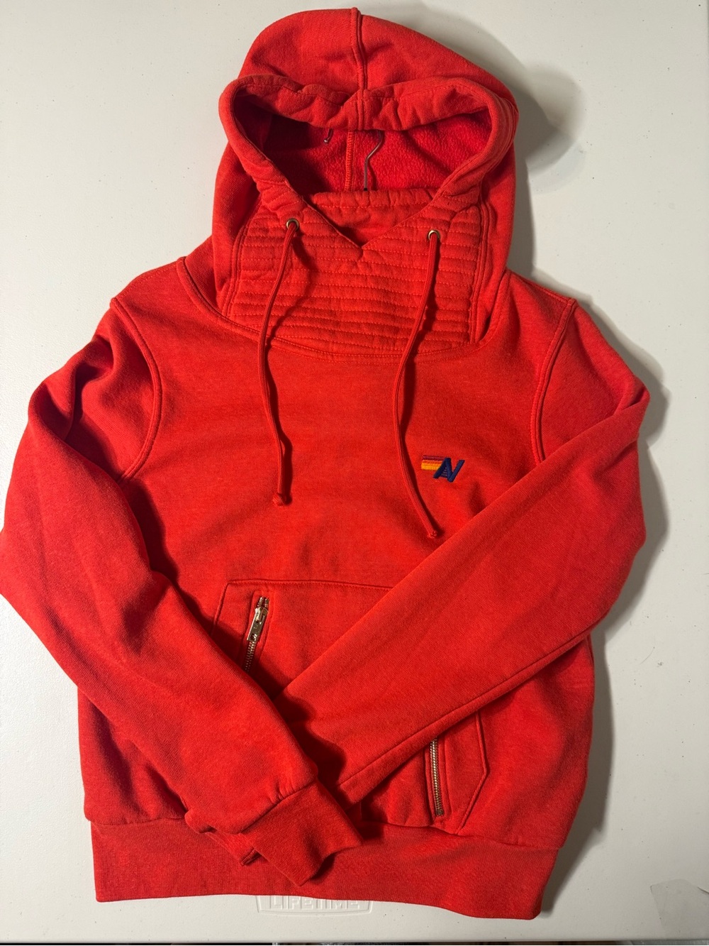 Aviator Nation Ninja Hoodie Pullover Red Unisex XS